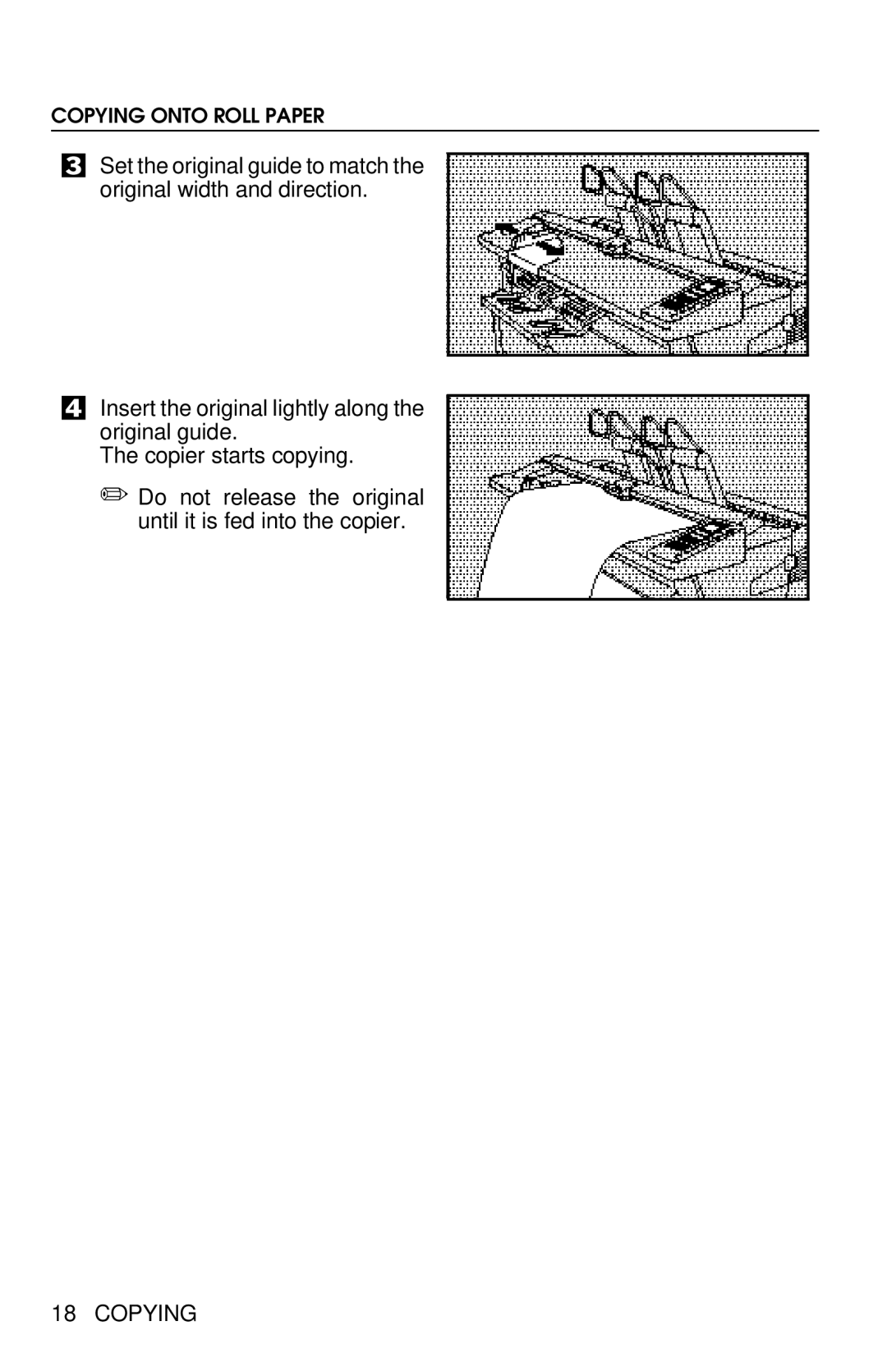 Savin 8700W manual Copying 