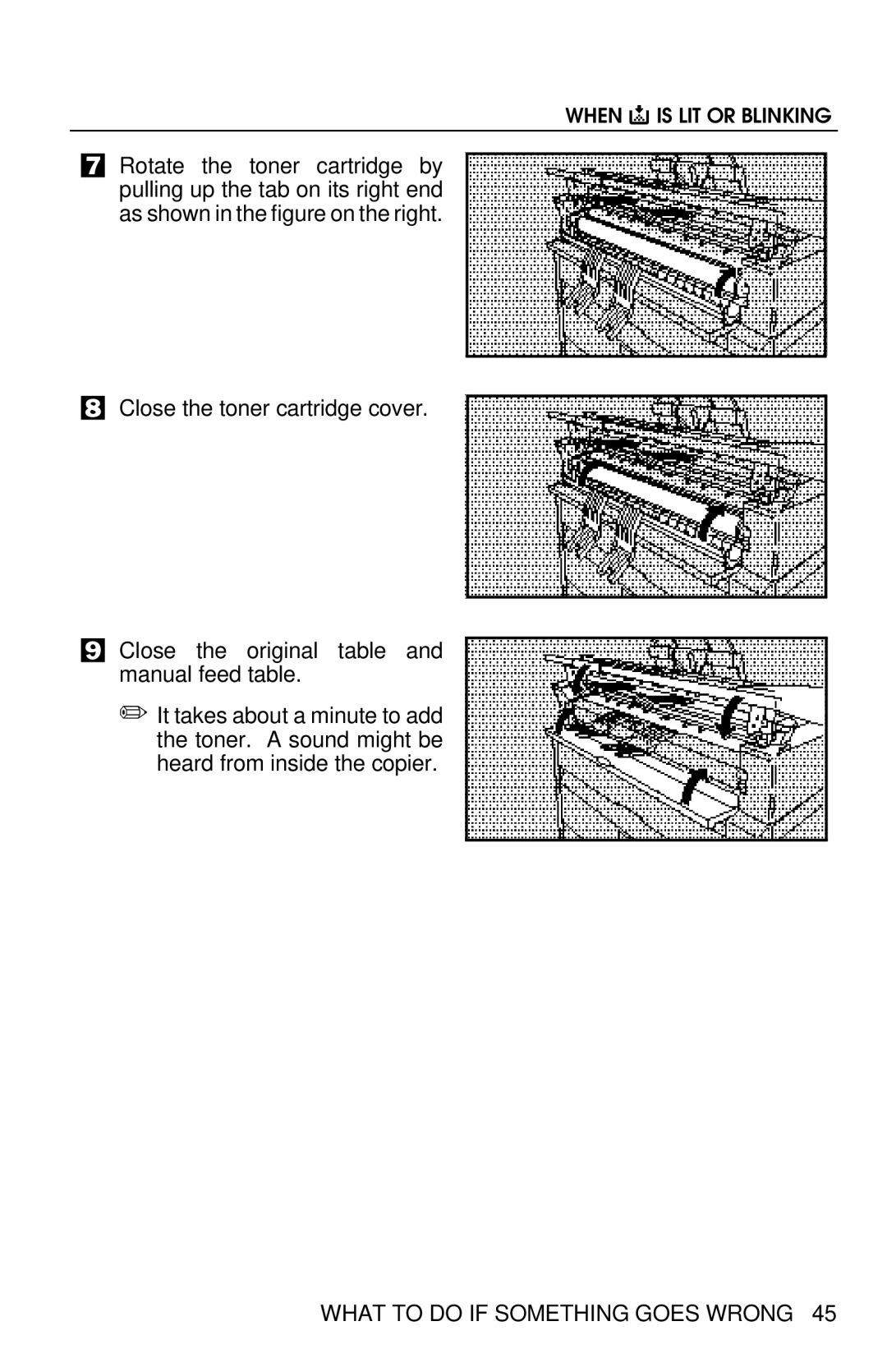 Savin 8700W manual What to do if Something Goes Wrong 