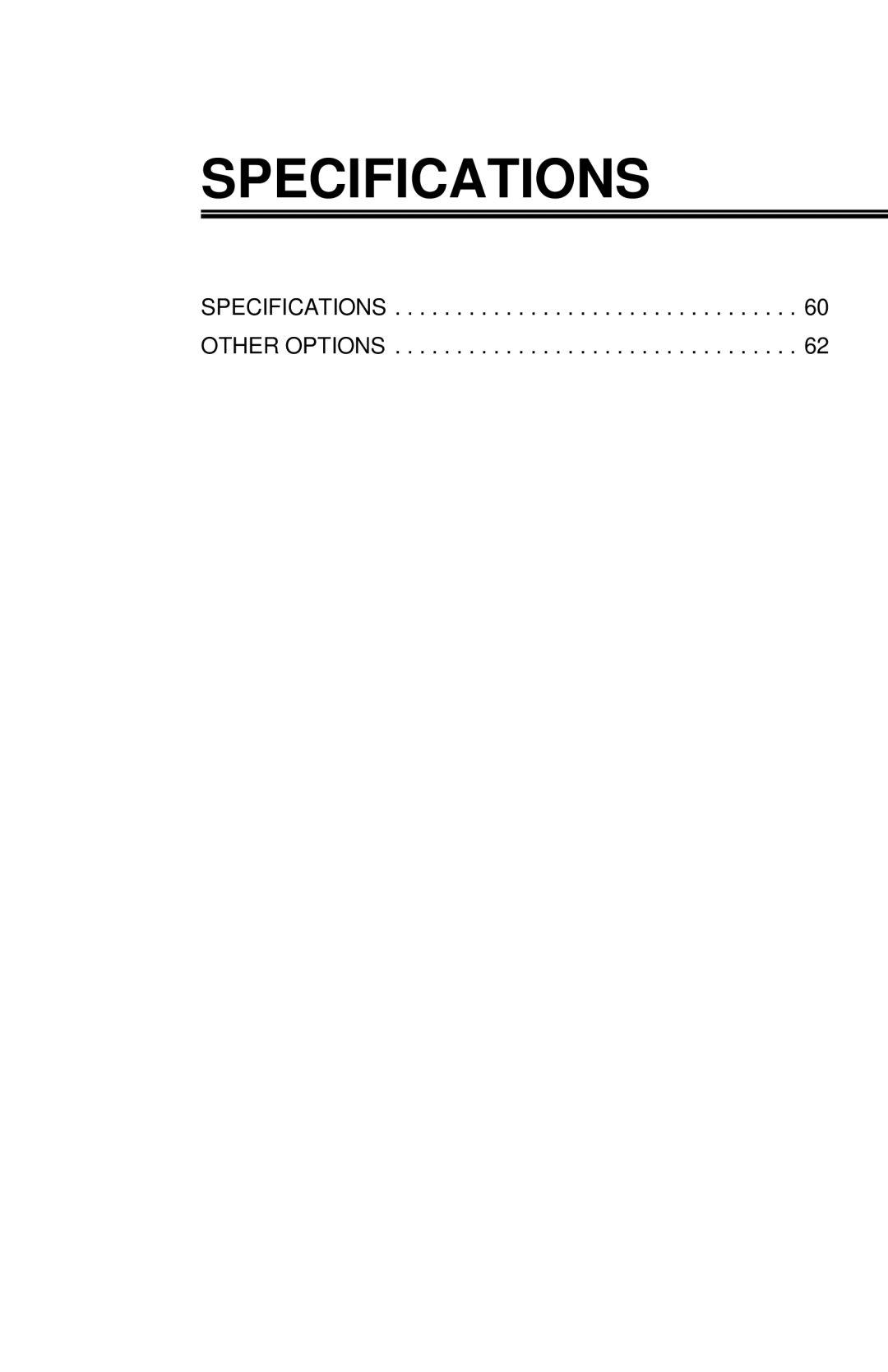 Savin 8700W manual Specifications 