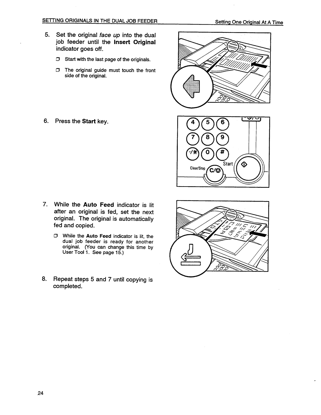 Savin 9450, 9550 manual 