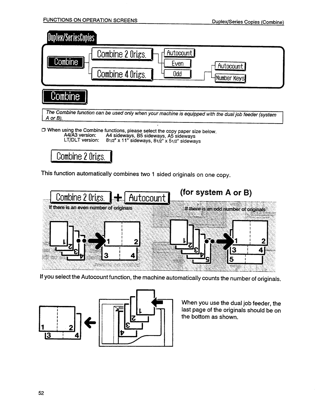 Savin 9450, 9550 manual 