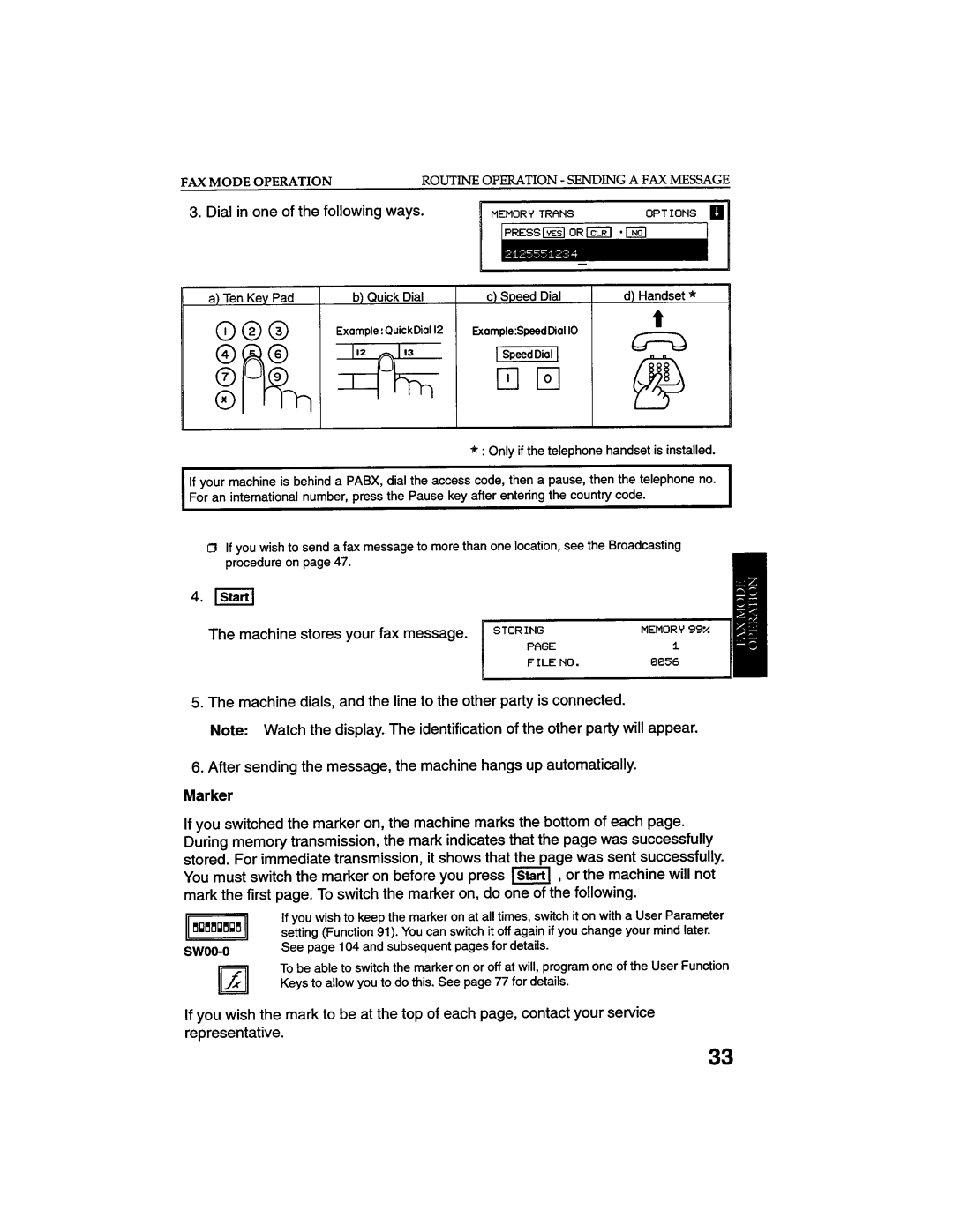 Savin 9915DP manual 