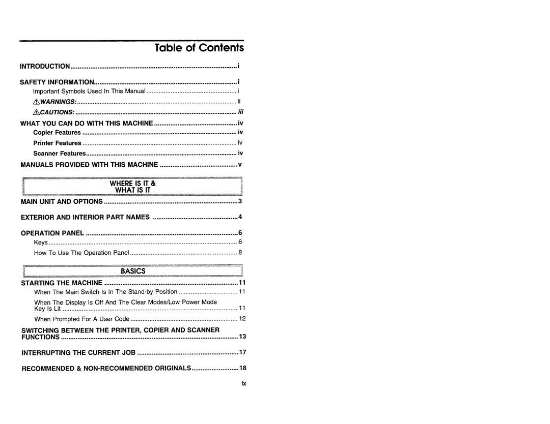 Savin 9940DPC manual 