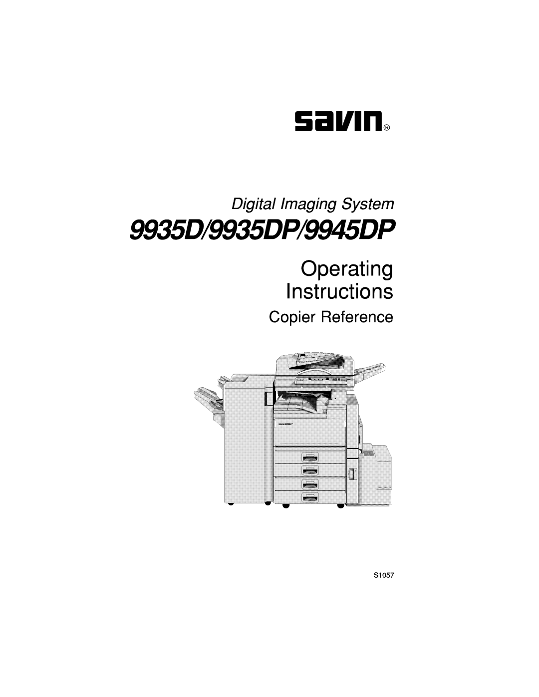 Savin 9935DP, 9945DP manual 