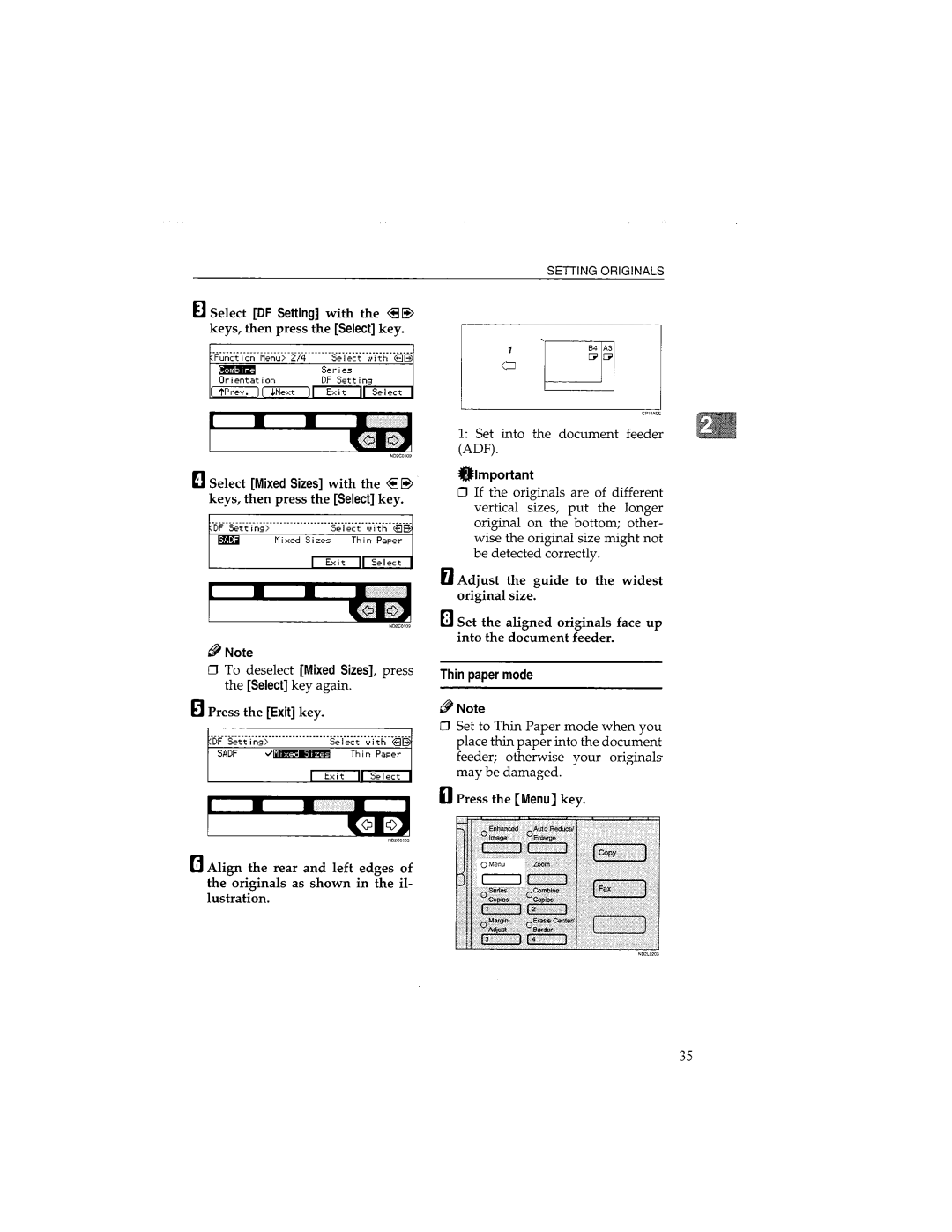 Savin 9945DP, 9935DP manual 