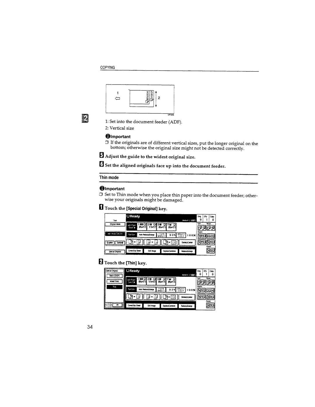 Savin 9965DP manual 