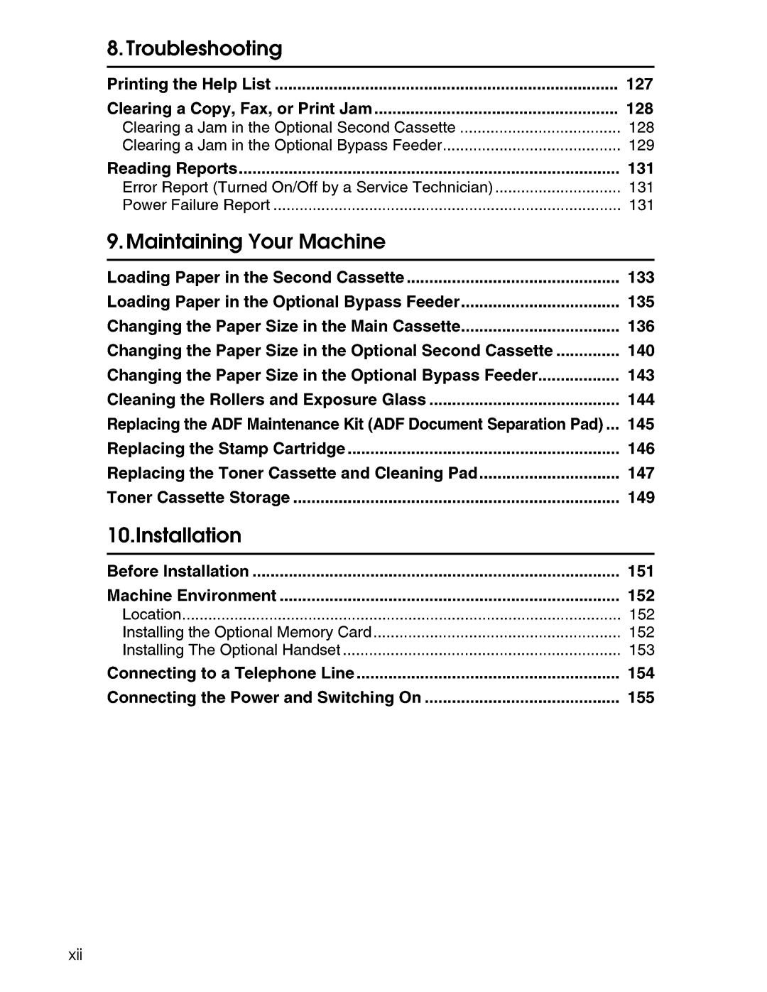 Savin FAX3740NF, FAX9940NF manual 