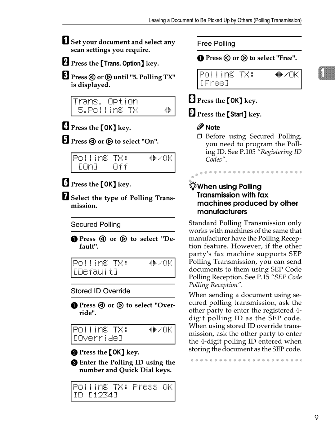 Savin FAX9940NF, FAX3740NF manual 