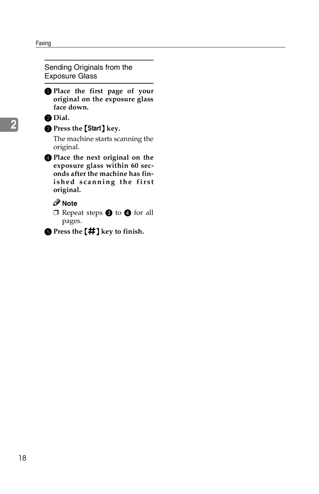 Savin G1619 manual Press the q key to finish 