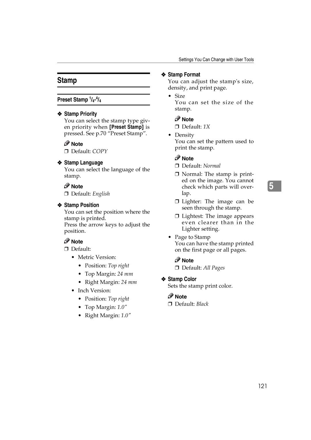 Savin DSc332, LD238c, LD232c, c3224, DSc338, C3828 operating instructions Stamp 