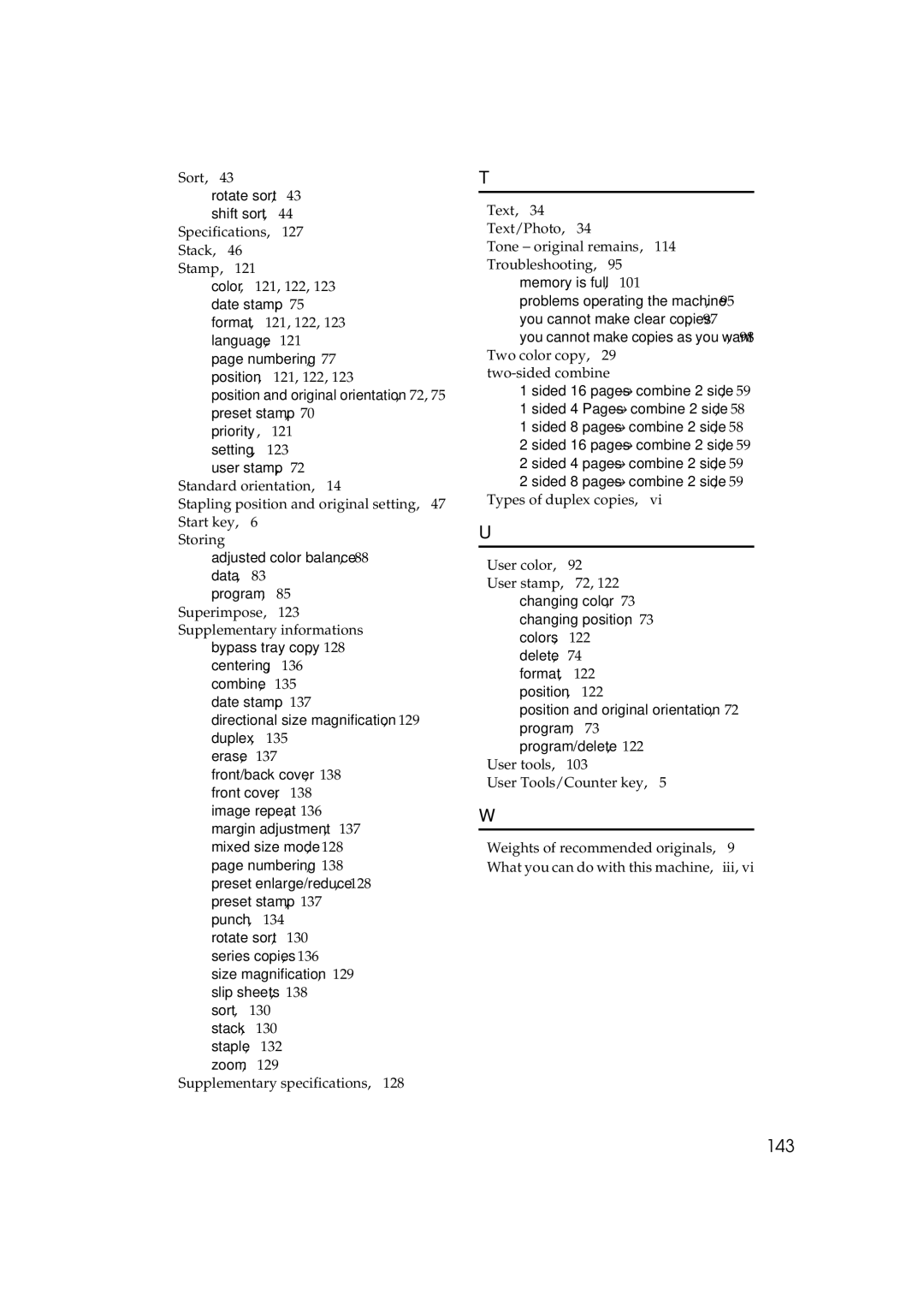 Savin LD232c, LD238c, c3224, DSc332, DSc338, C3828 operating instructions 143, Setting 