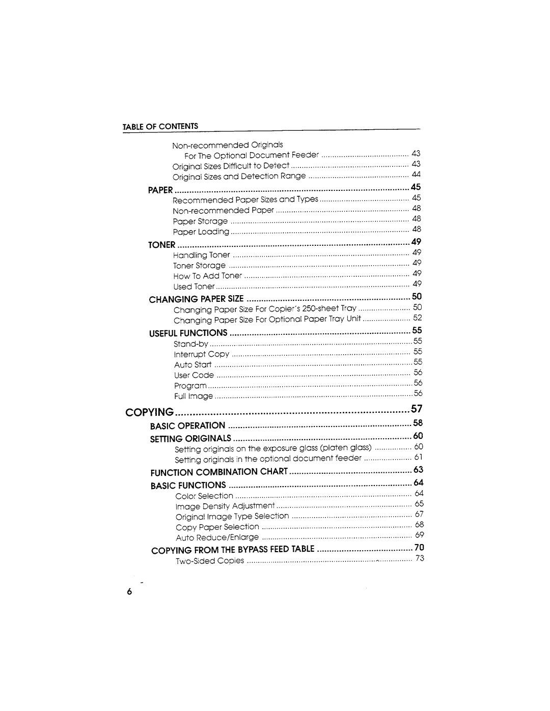 Savin SDC103A manual 