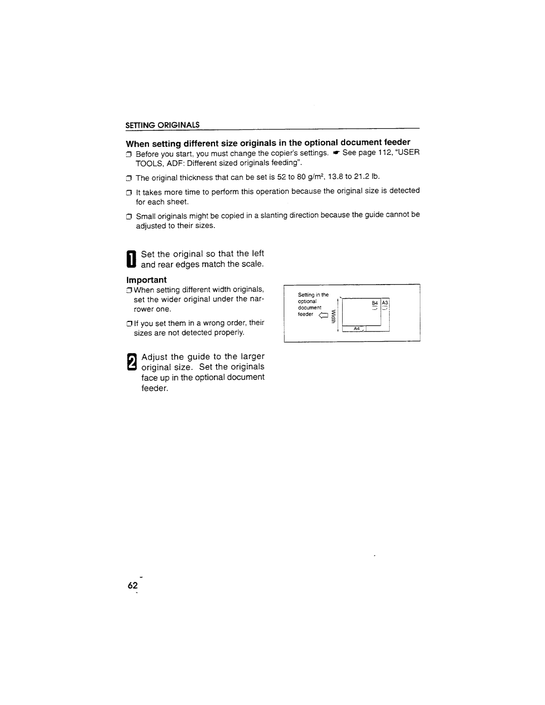 Savin SDC103A manual 