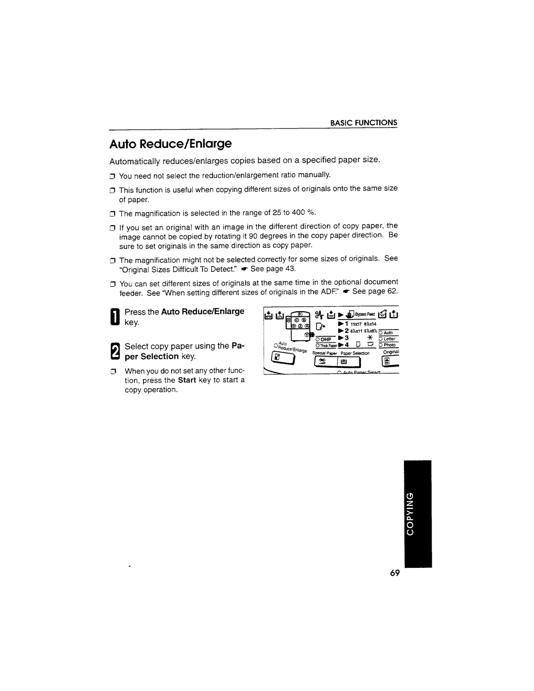 Savin SDC103A manual 