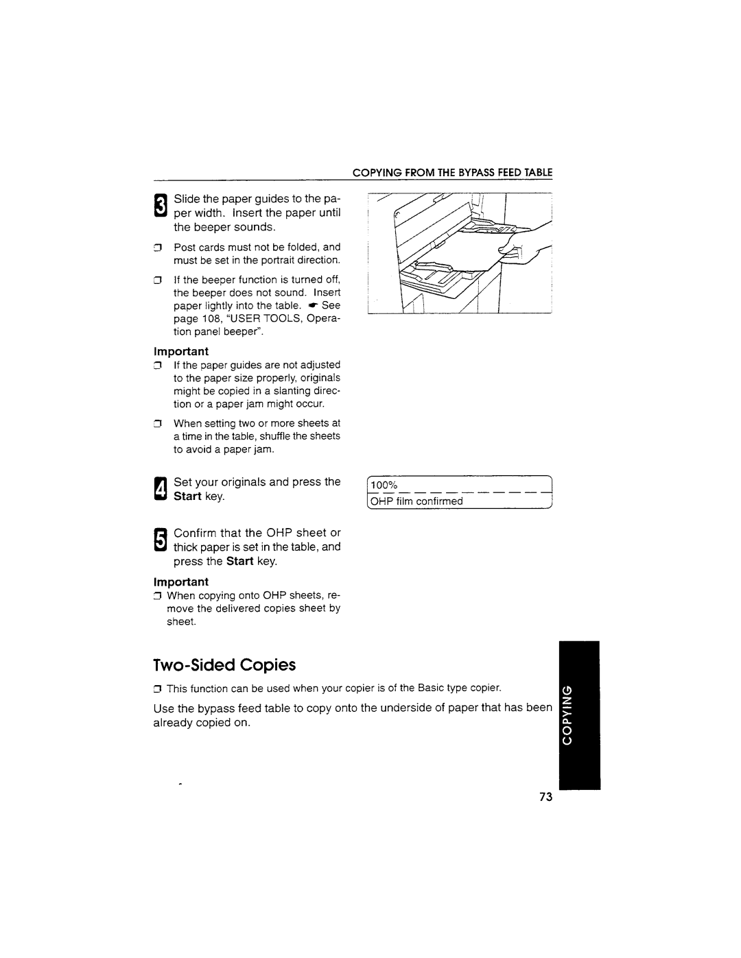 Savin SDC103A manual 