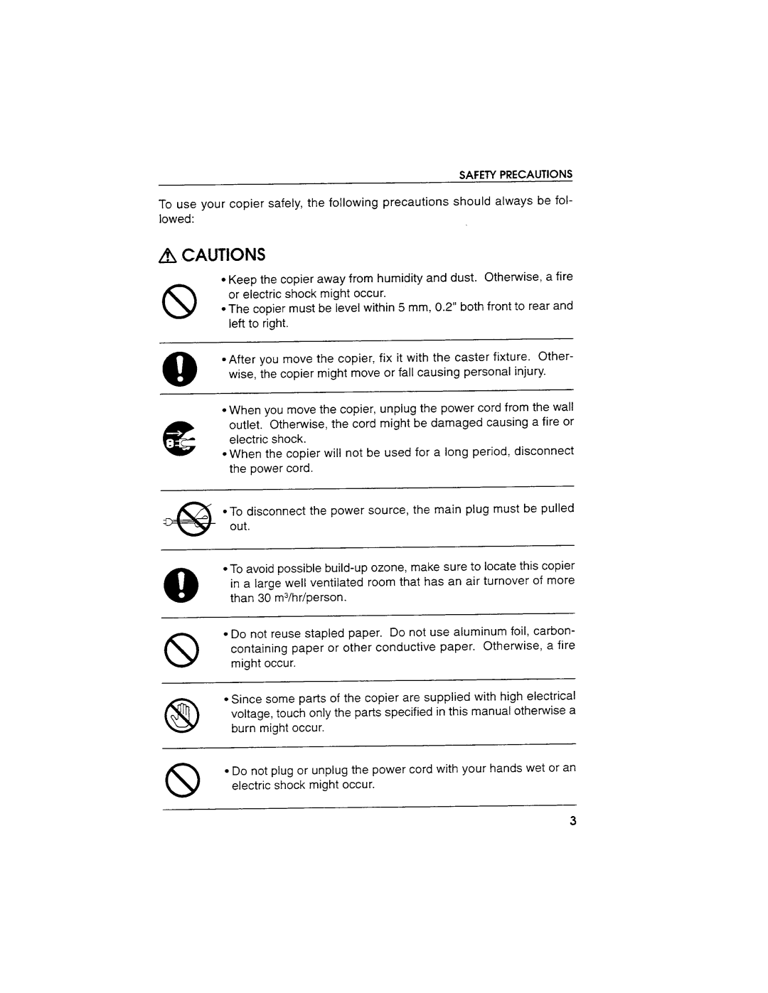 Savin SDC103A manual 