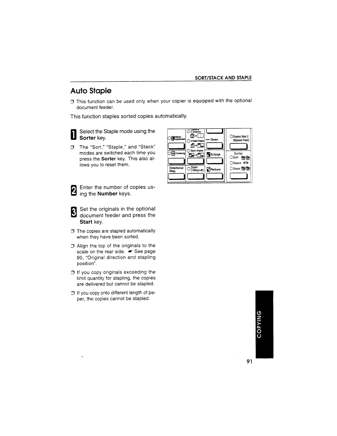 Savin SDC103A manual 