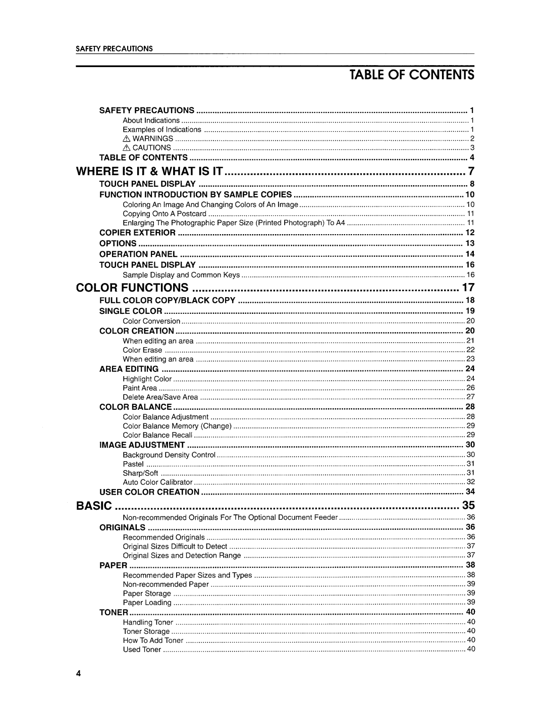 Savin SDC103E manual 