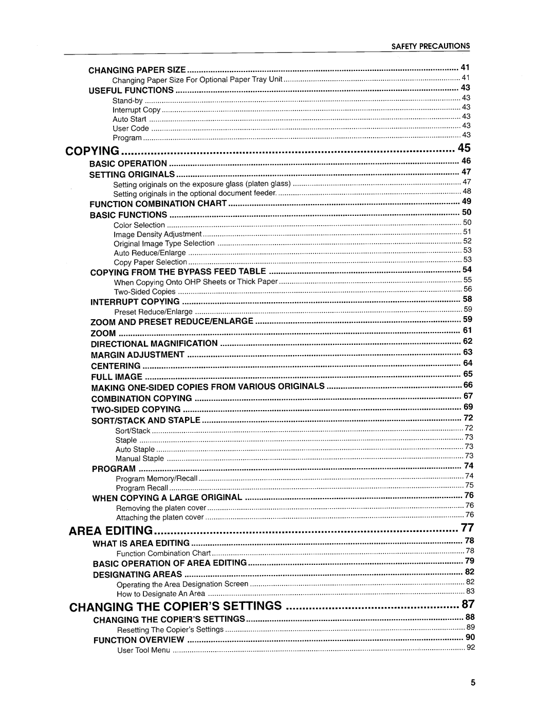 Savin SDC103E manual 