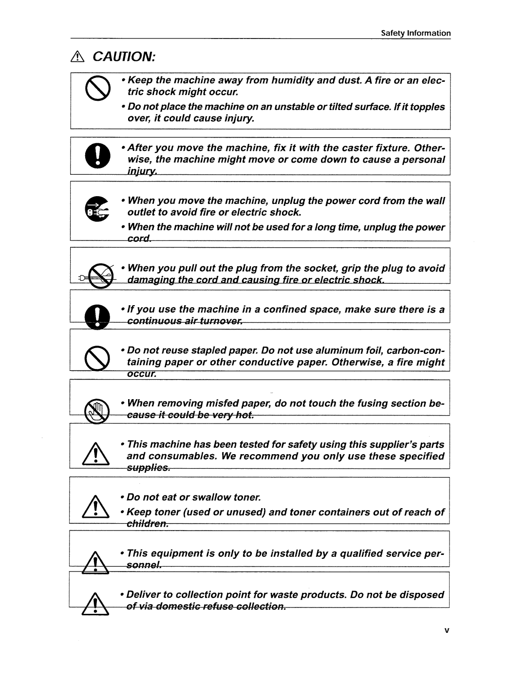 Savin SDC306 manual 