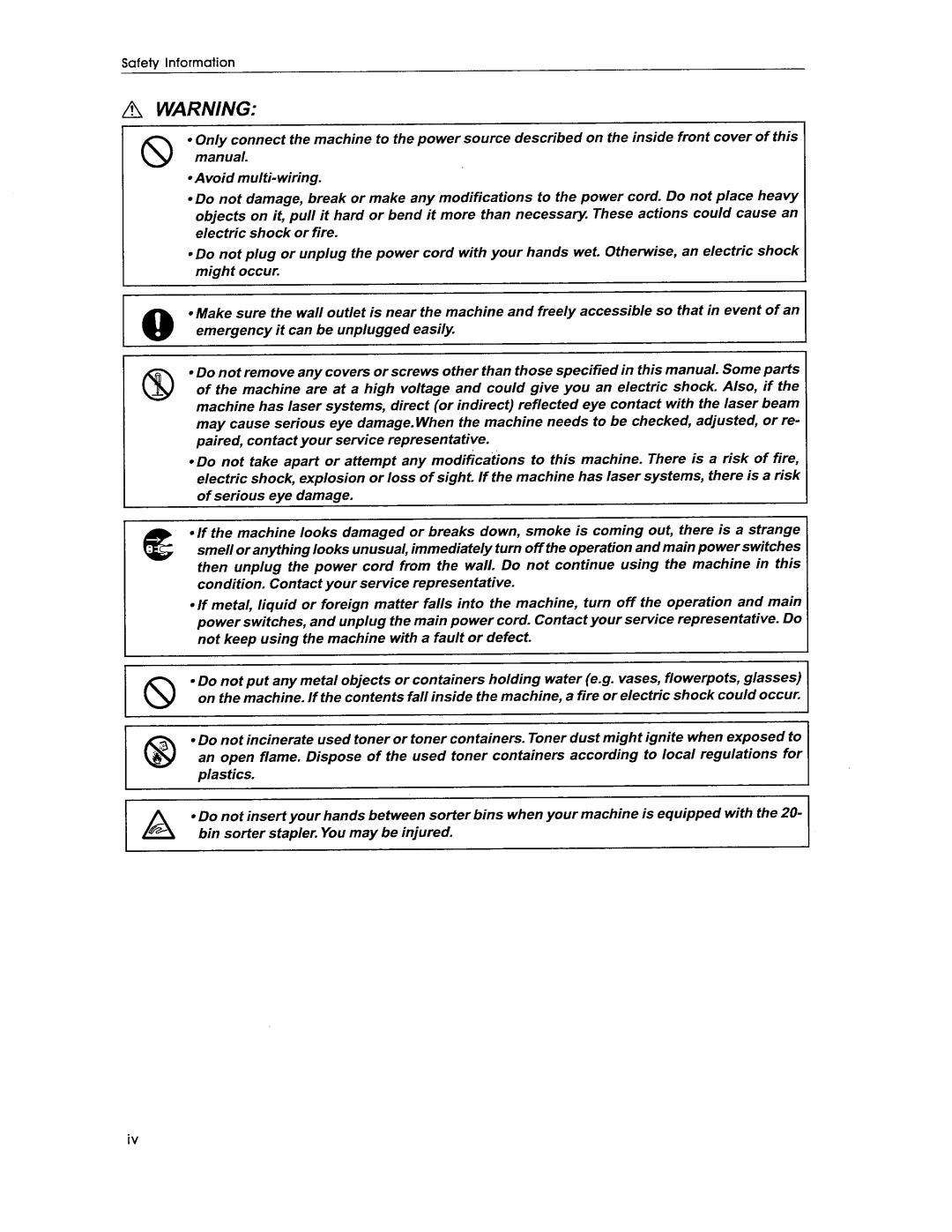 Savin SDC306A, SDC306E manual 