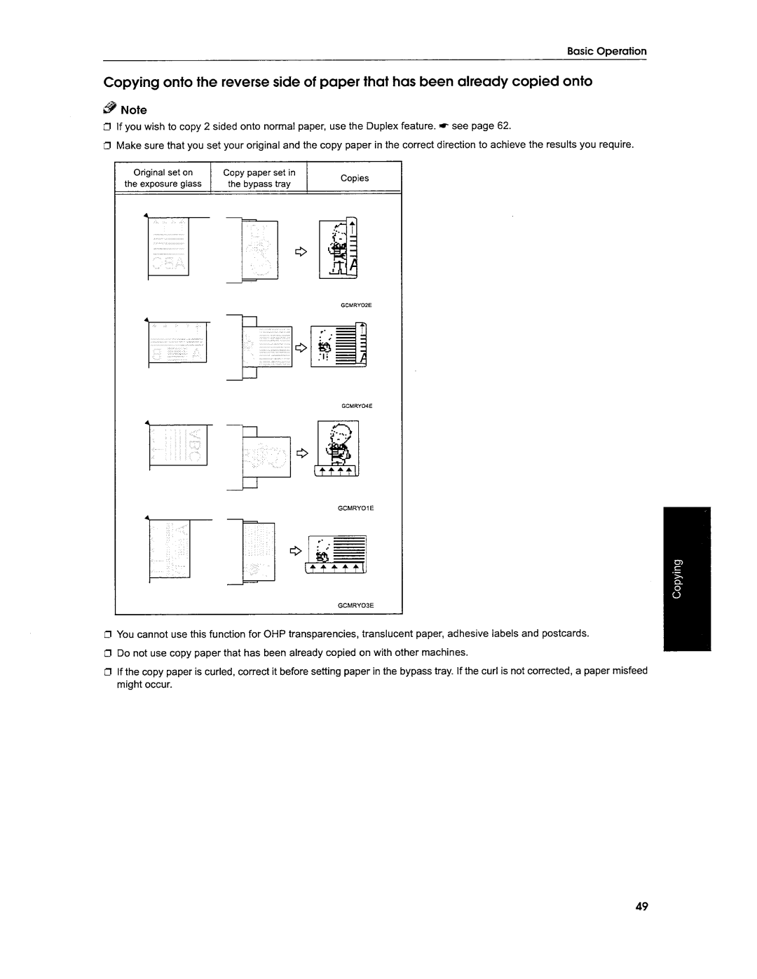 Savin SDC306A, SDC306E manual 