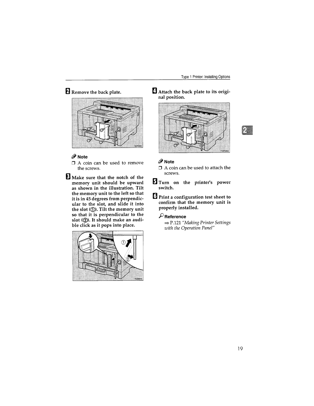 Savin SLP20, SLP14 manual 