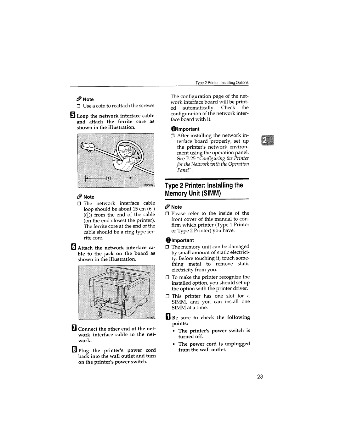 Savin SLP20, SLP14 manual 