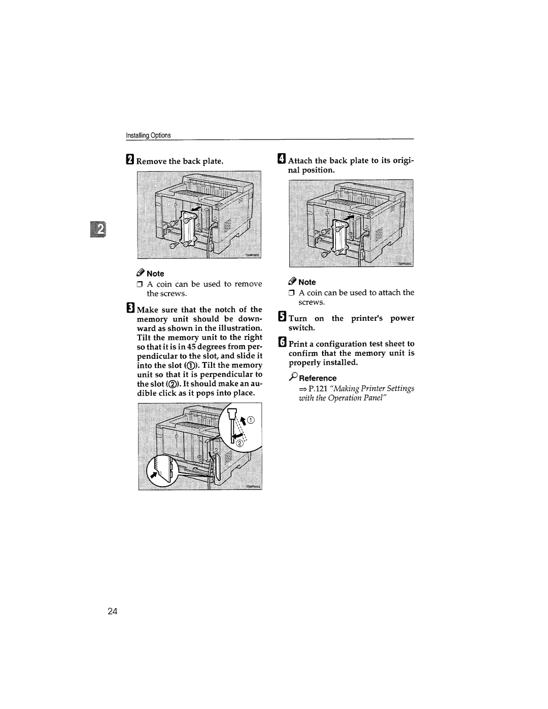 Savin SLP14, SLP20 manual 