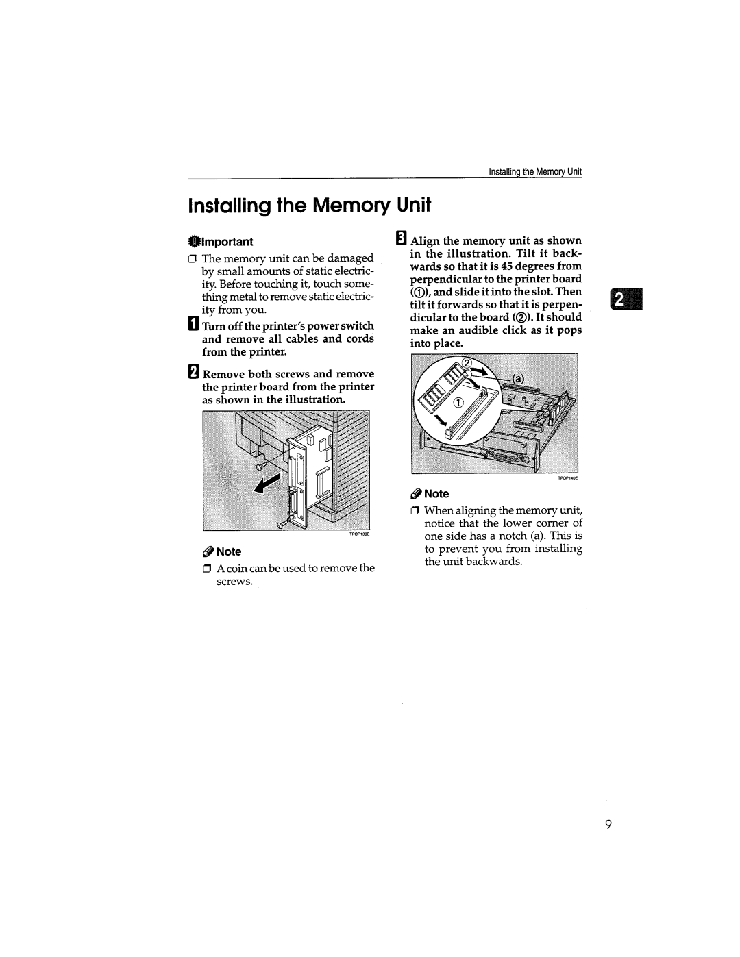 Savin SLP416C manual 