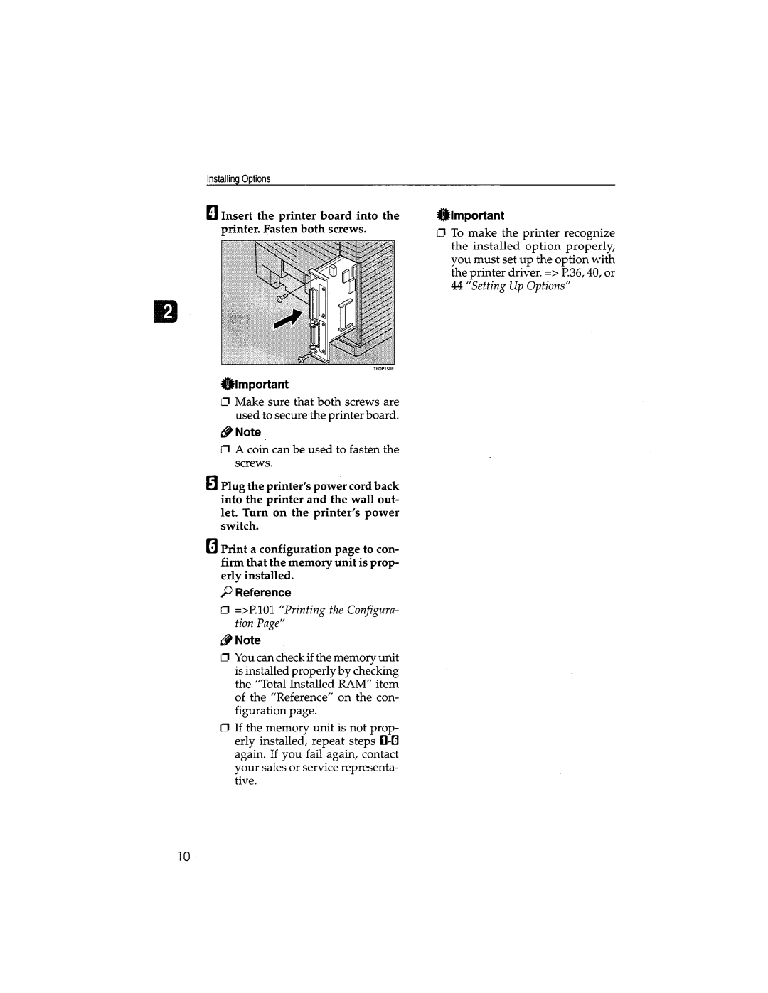 Savin SLP416C manual 