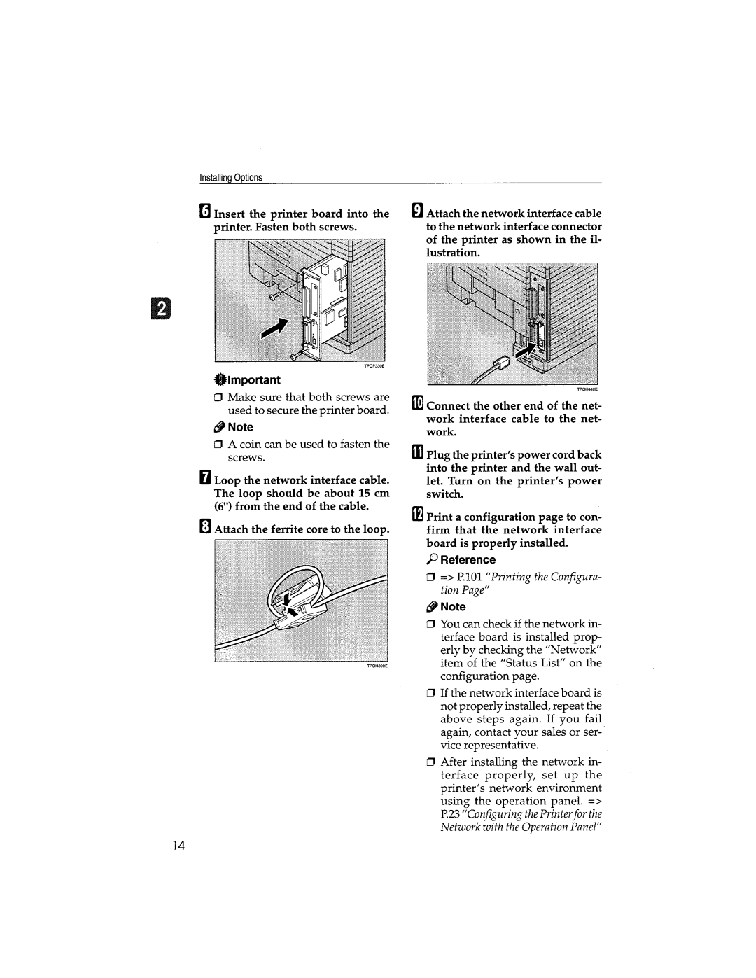 Savin SLP416C manual 