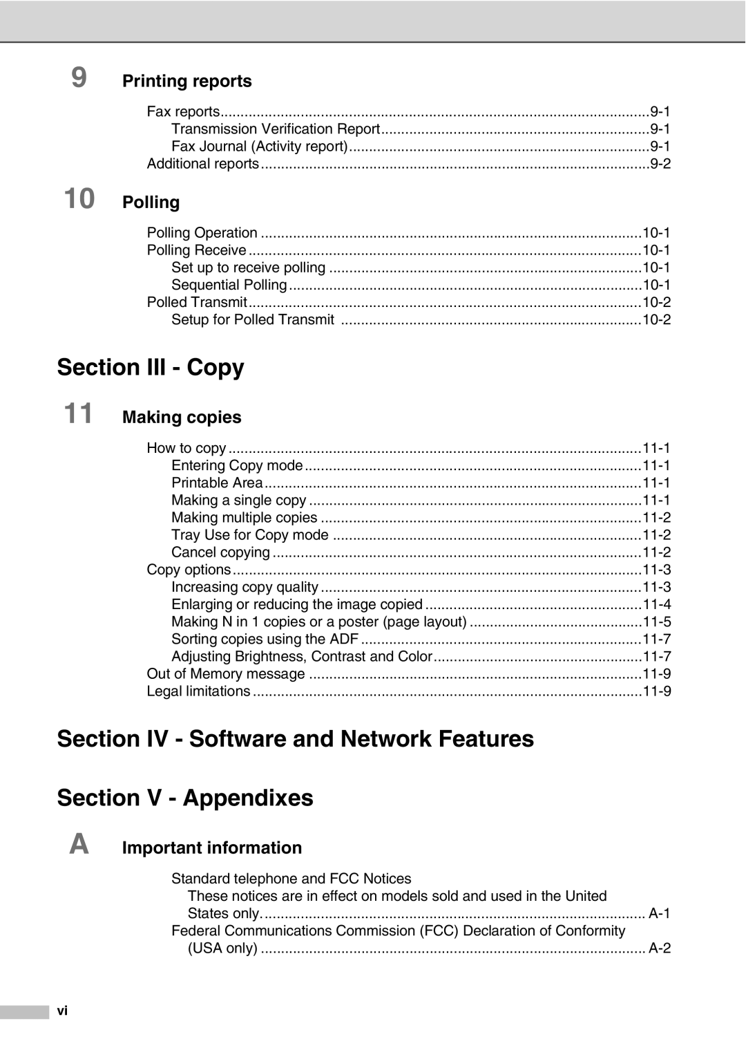 Savin SPC210SF manual Section III Copy 