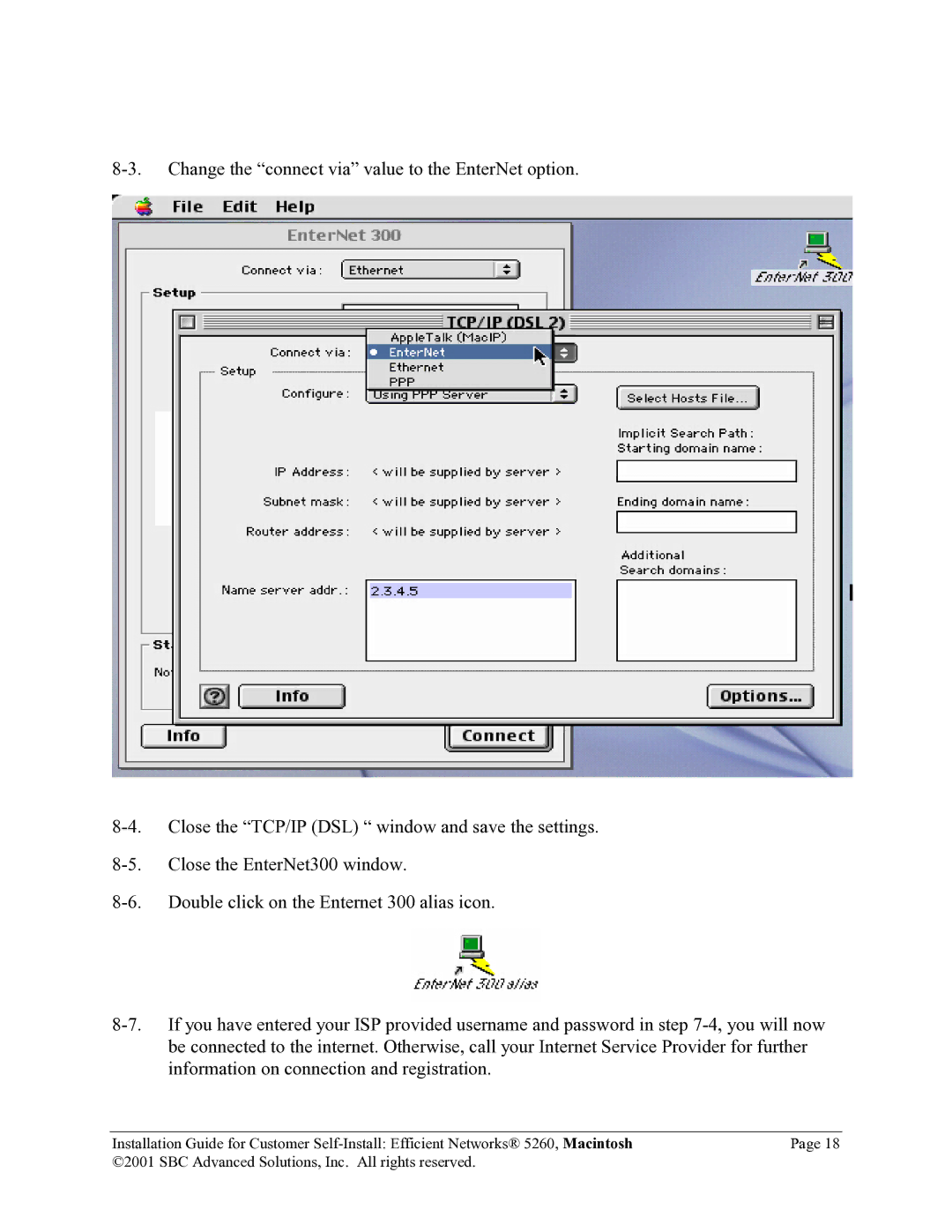 SBC comm 5260MC02A manual 