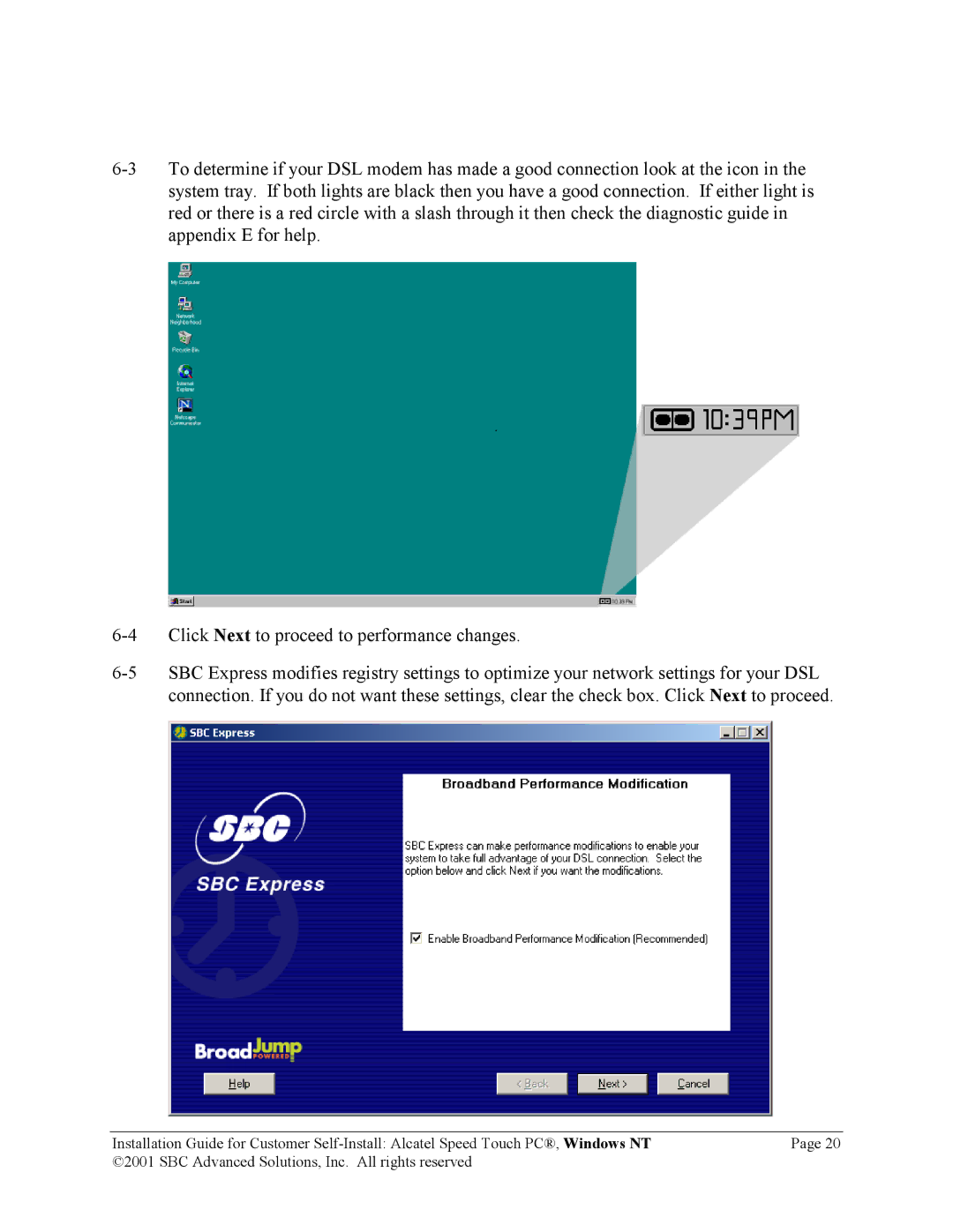 SBC comm PCNT02 manual 