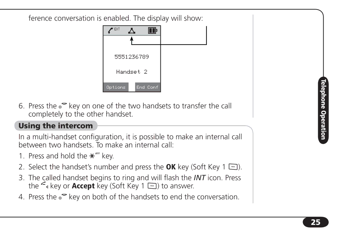 SBC comm SBC-6020 user manual Using the intercom 