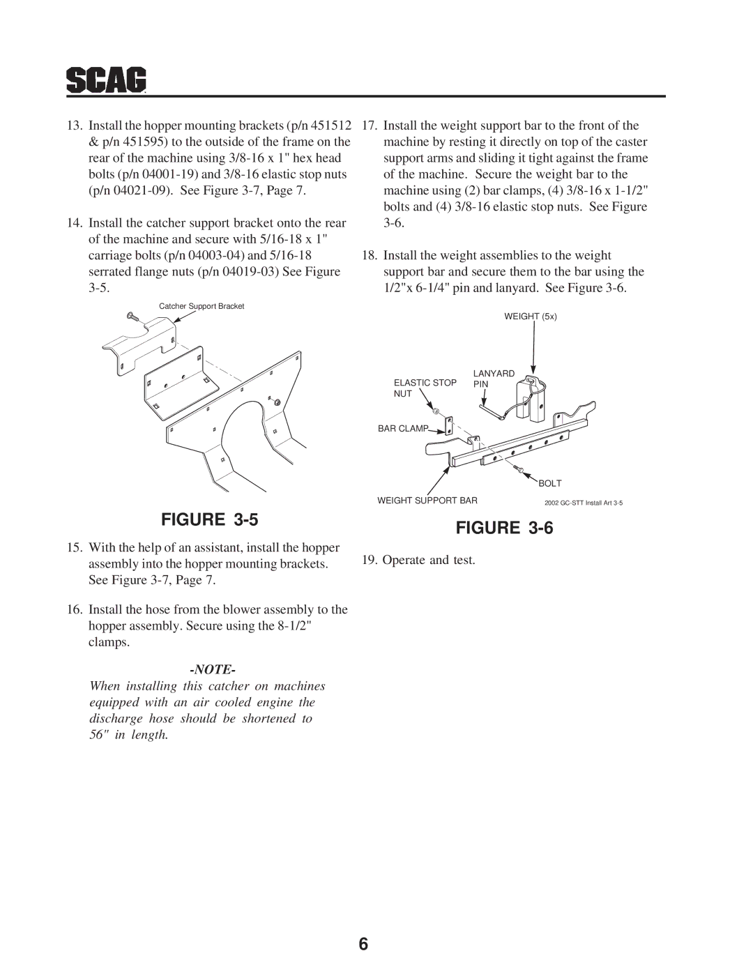 Scag Power Equipment GC-STT-CSV manual Operate and test 