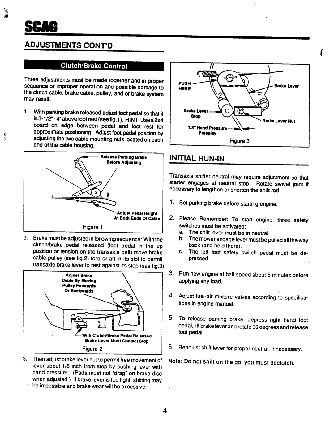 Scag Power Equipment STG-14KH, SLM-48, SLM-40, STG-13KA manual 