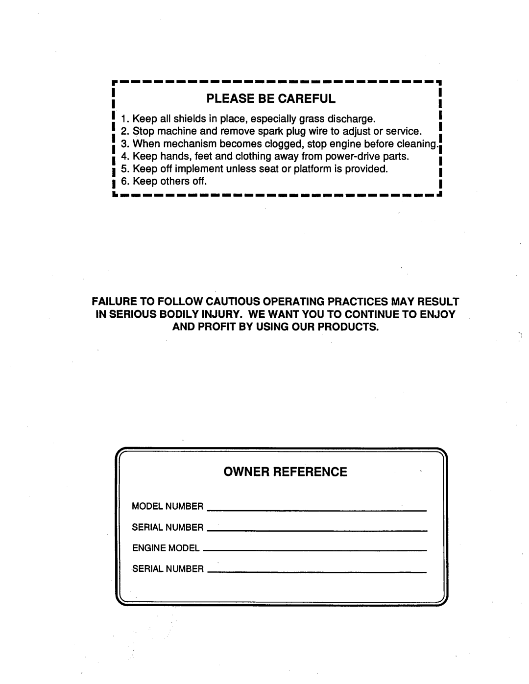 Scag Power Equipment STG-18KH, SM-61, STHM-18KH manual 