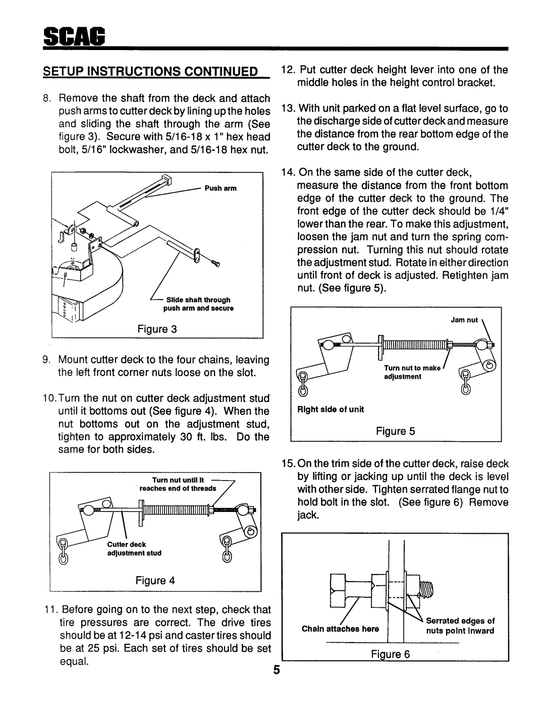 Scag Power Equipment SMTZ - 81, SMTZ-61, STZ-20KH manual 