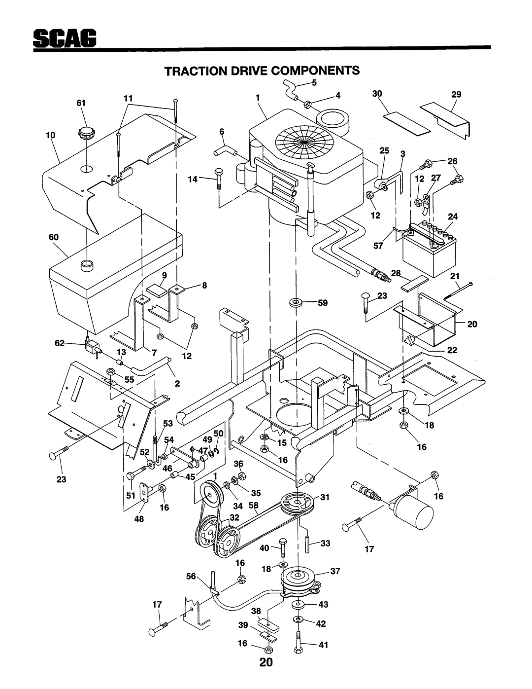 Scag Power Equipment SSZ-16KH, SMZ-48, SSZ-16BV, SSZ-18BV, SSZ-18KH manual 