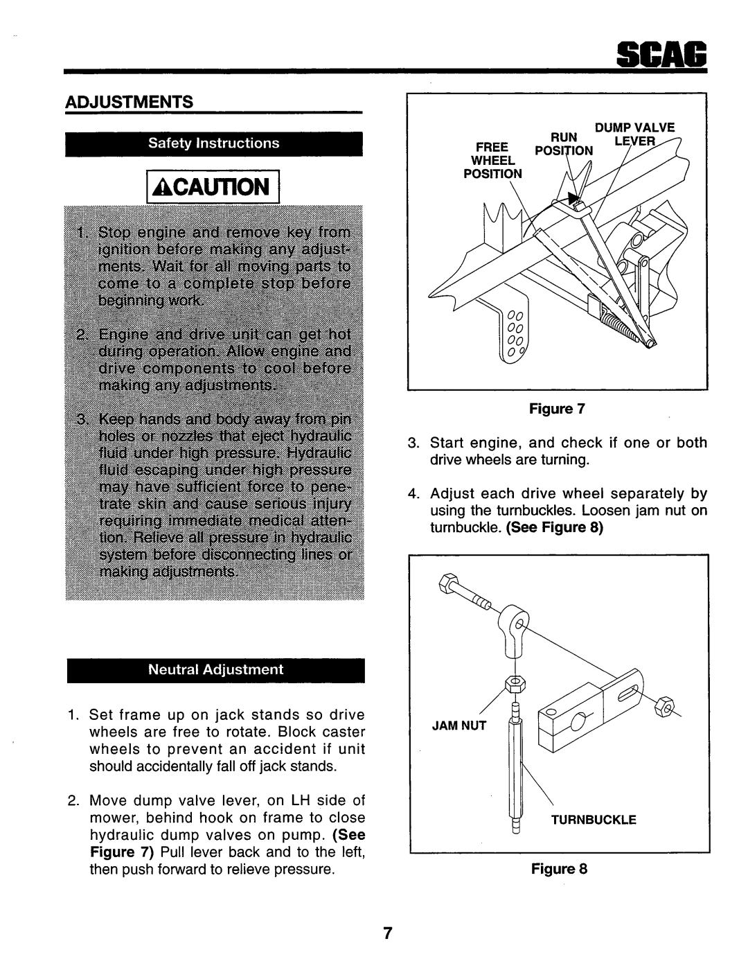 Scag Power Equipment SSZ-18KH, SMZ-48, SSZ-16BV, SSZ-16KH, SSZ-18BV manual 