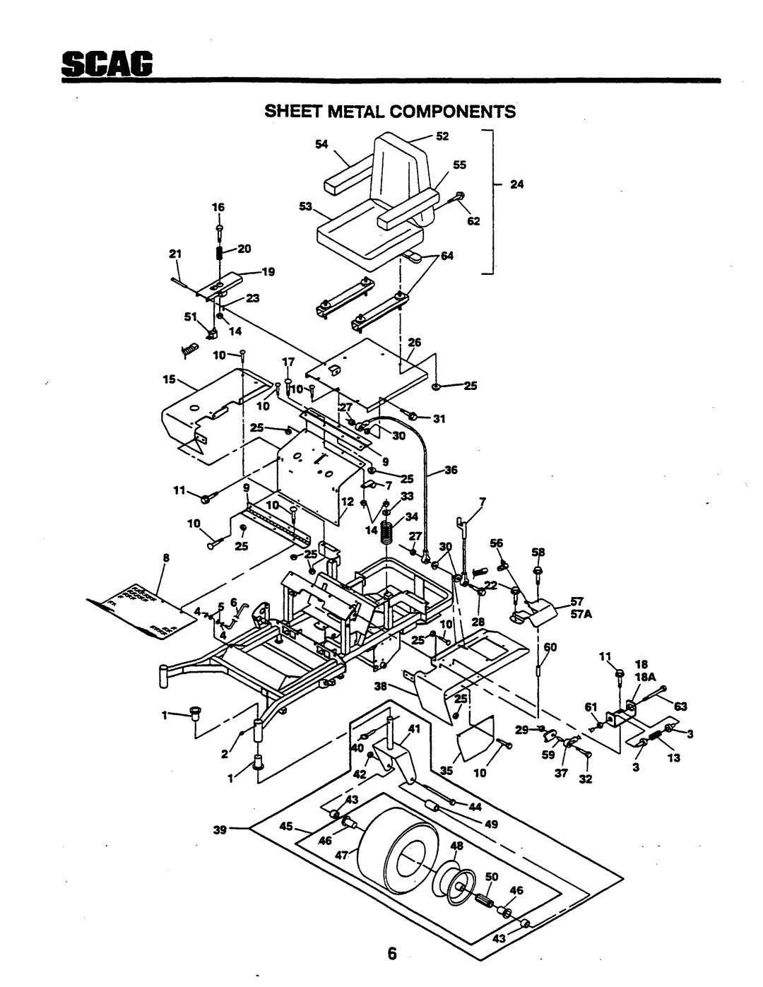 Scag Power Equipment SSZ42, SSZ-42, SSZ-48 manual 