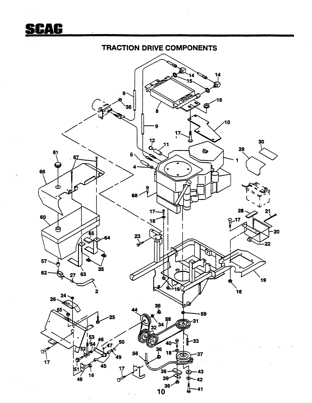 Scag Power Equipment SSZ-48, SSZ-42, SSZ42 manual 