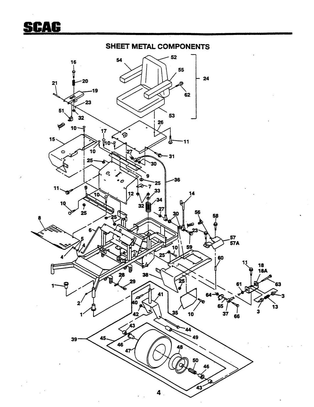 Scag Power Equipment SSZ-48, SSZ-42, SSZ42 manual 