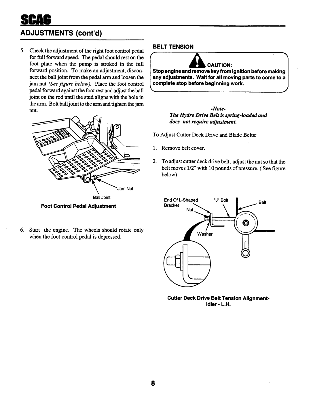 Scag Power Equipment STHM 59999 manual 