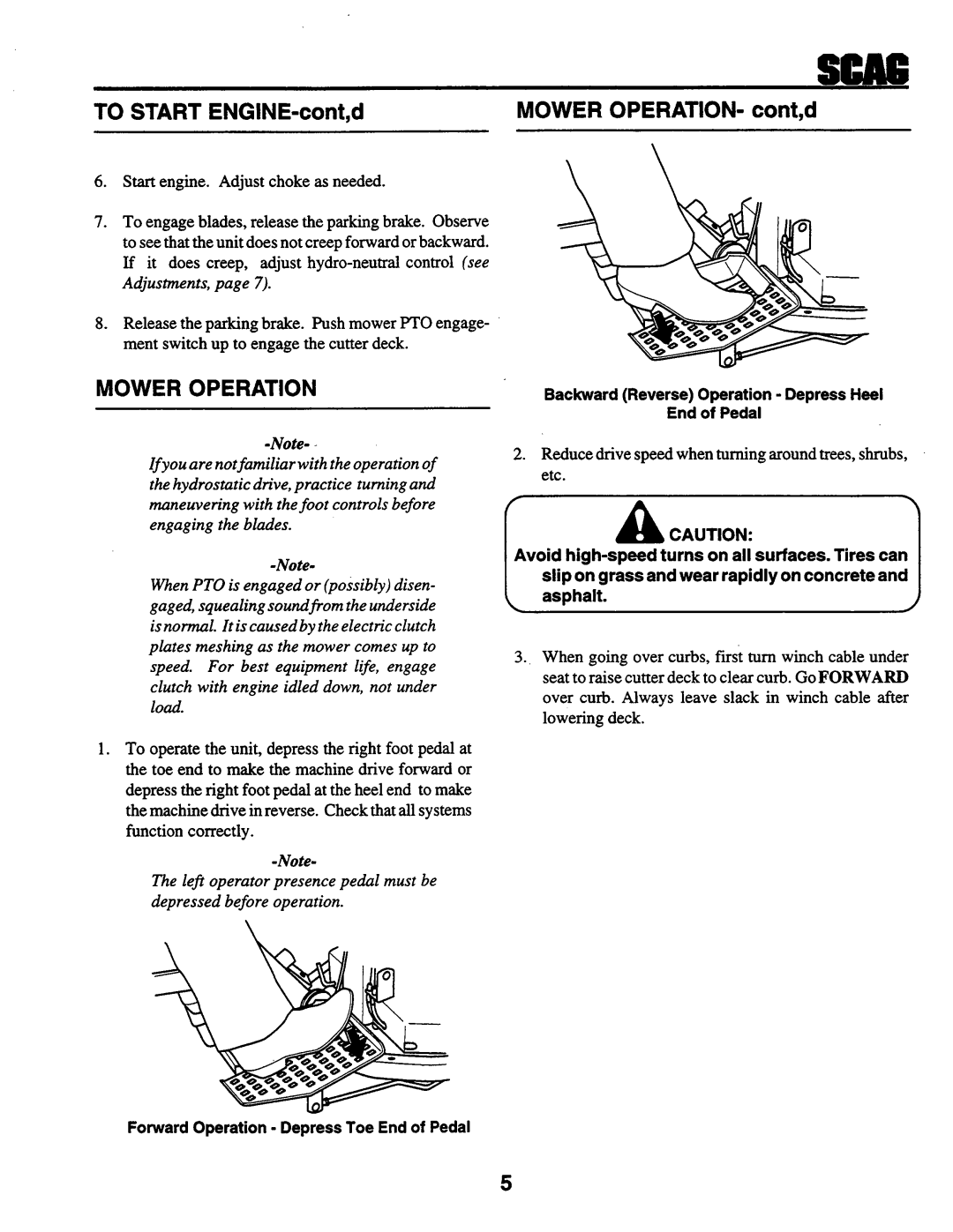 Scag Power Equipment STHM 59999 manual 