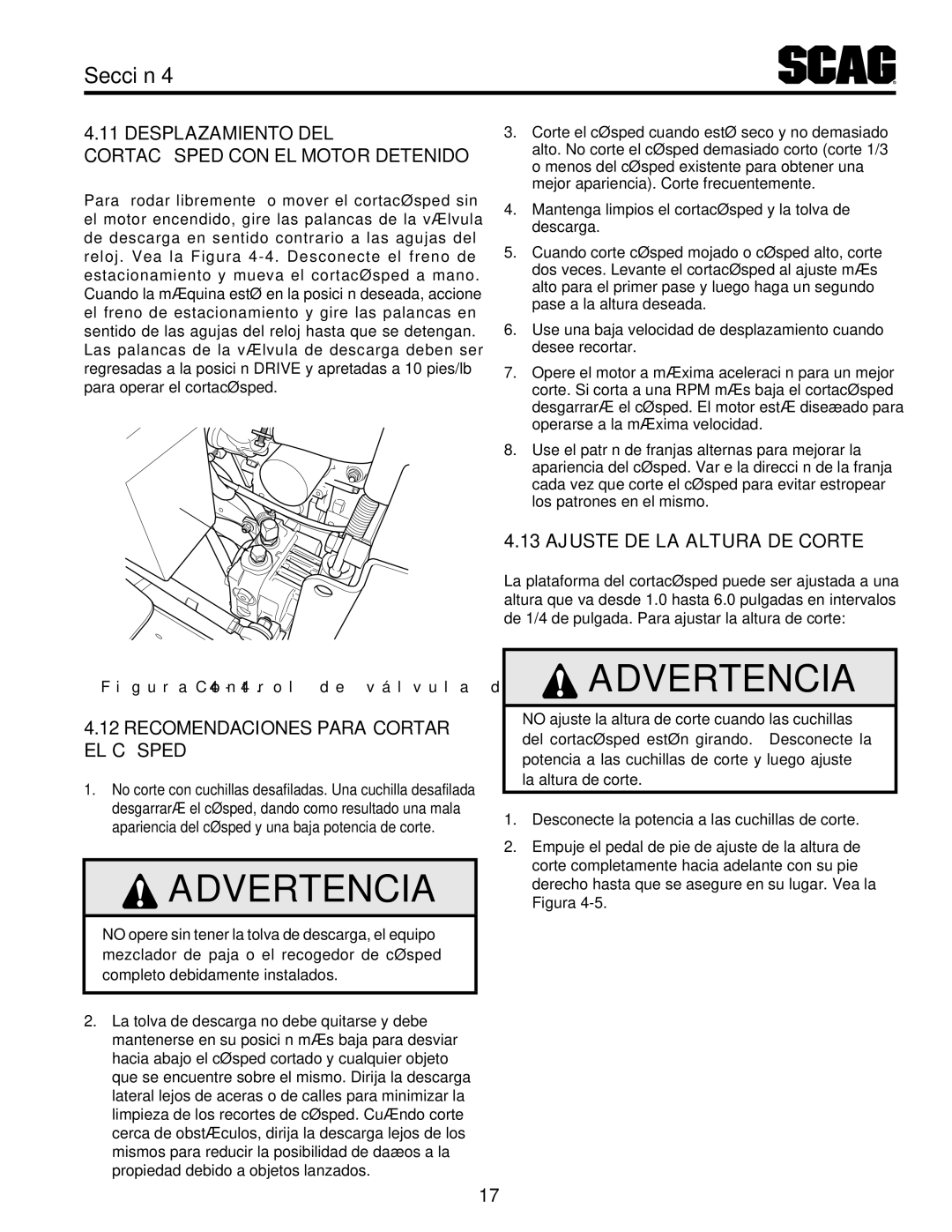 Scag Power Equipment STT-31EFI-SS Corte de altura la de Ajuste, Césped el, Cortar para Recomendaciones 