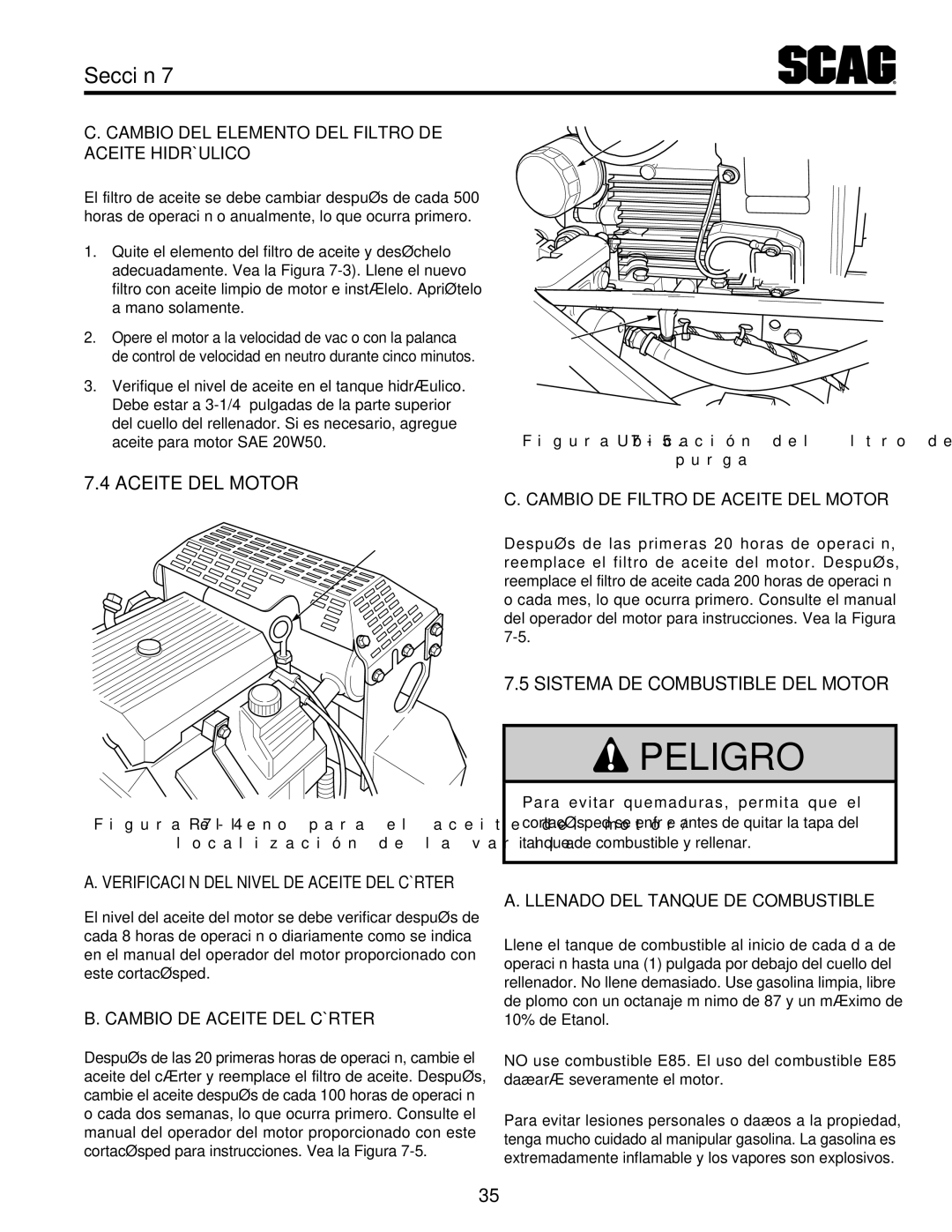 Scag Power Equipment STT61V-35BVAC-SS, STT61V-27DFI-SS, STT-35BVAC-SS Comb deSistema5.7 Mo lustde ible Ort 