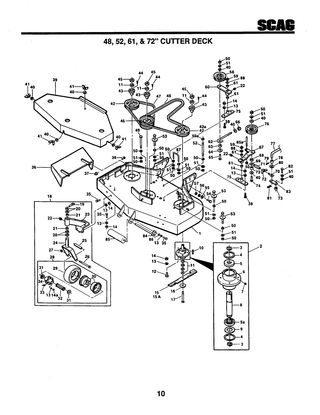 Scag Power Equipment SW-20KHE manual 